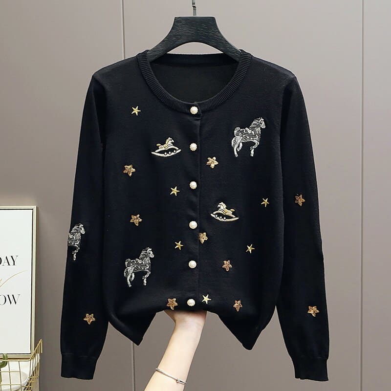 Vintage horse sweater - Dream Horse