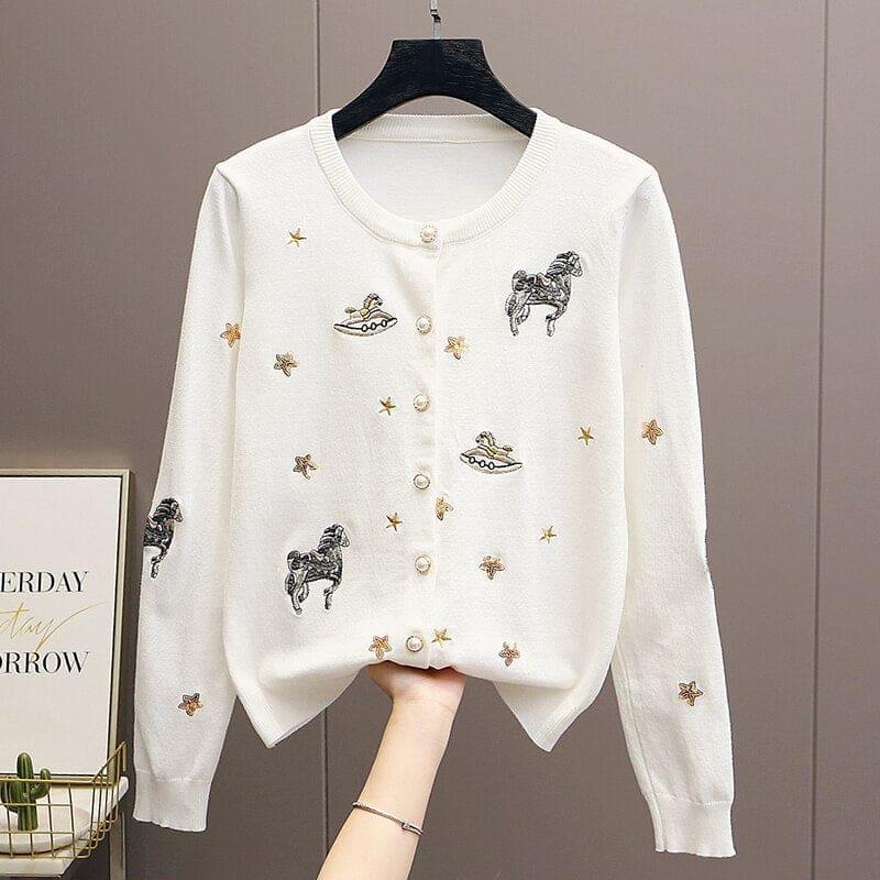 Vintage horse sweater - Dream Horse