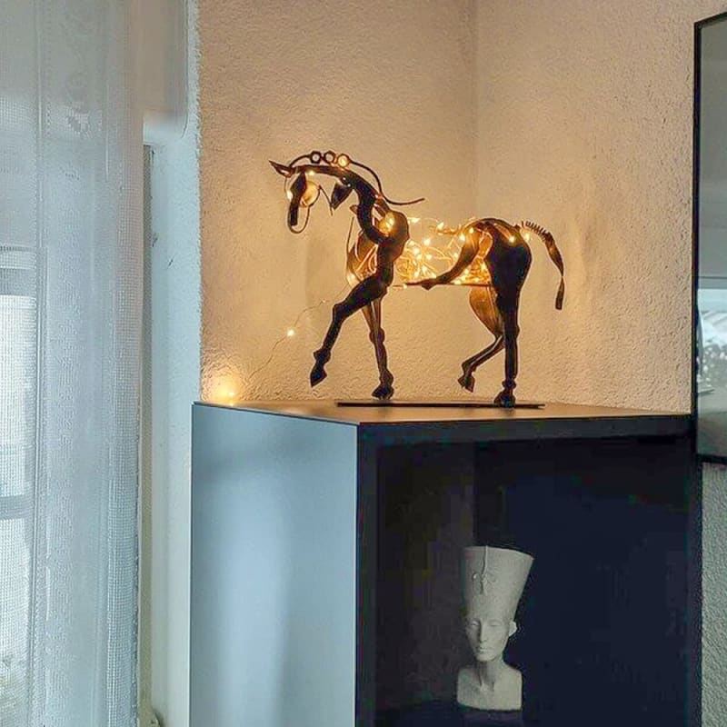Vintage horse table lamp - Dream Horse
