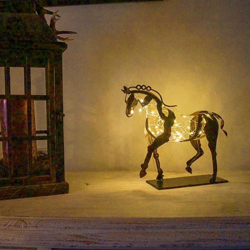 Vintage horse table lamp - Dream Horse
