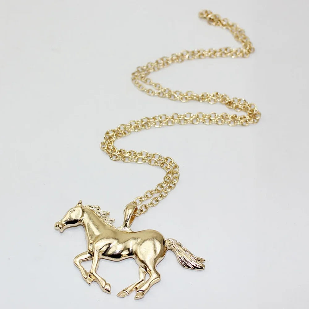 Wild horse necklace