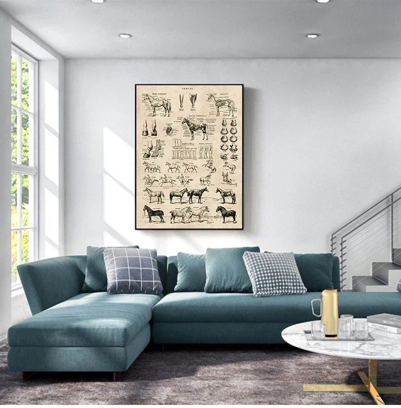 Wild horses canvas