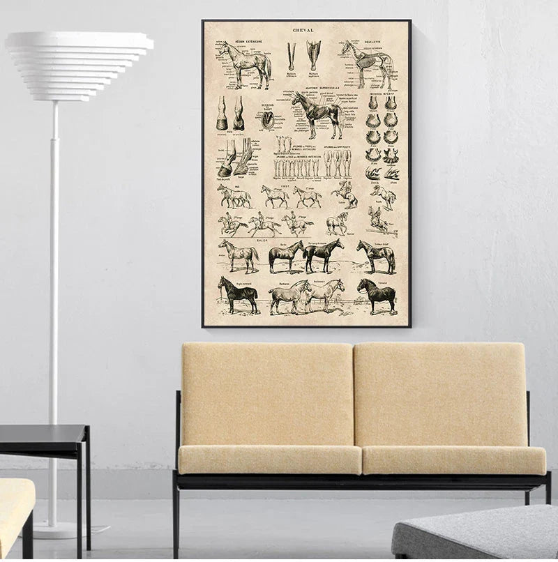 Wild horses canvas