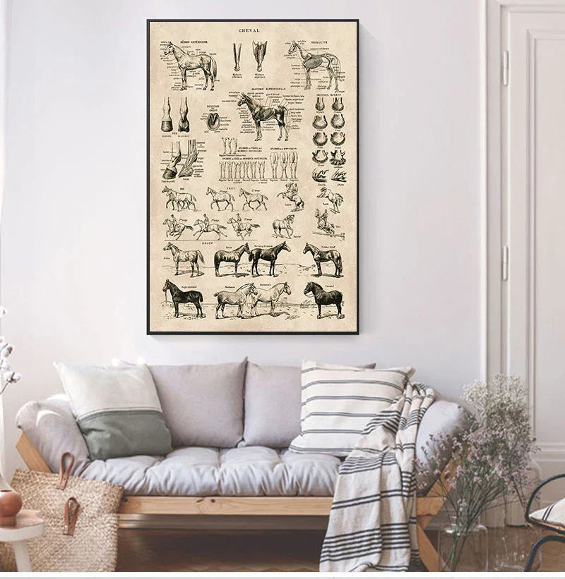 Wild horses canvas