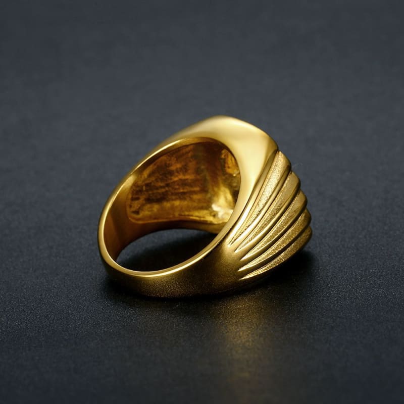 Women’s gold horseshoe ring - Dream Horse