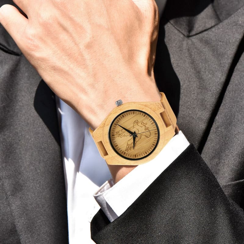Wooden horse watch for men - Dream Horse