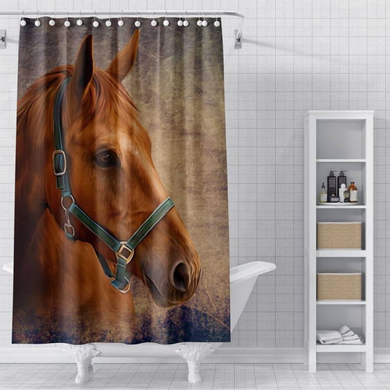 3D horse show curtains - Dream Horse