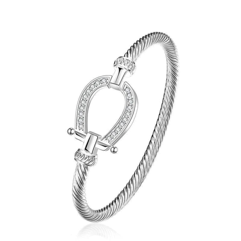 925 silver horseshoe bracelet - Dream Horse