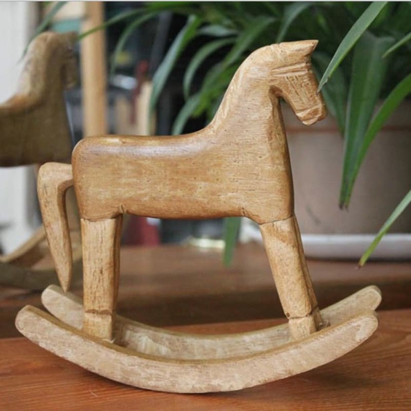 Antique wooden rocking horse (Kids Toy) - Dream Horse