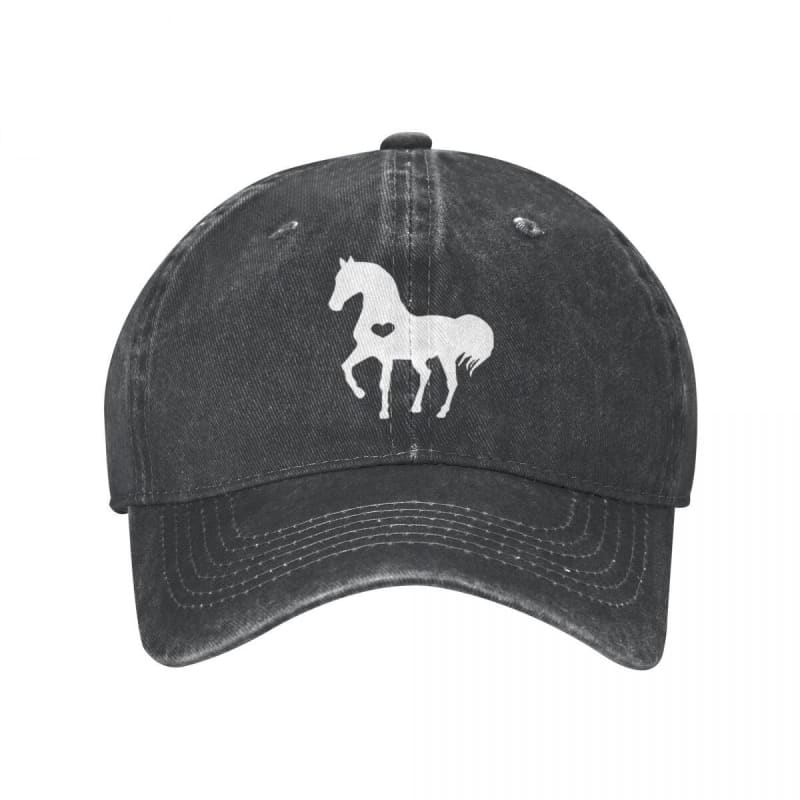Black horse cap for MEN - Dream Horse