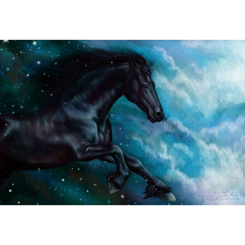 Black horse puzzle - Dream Horse