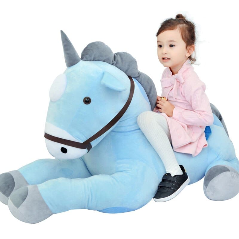 Blue horse stuffed animal - Dream Horse