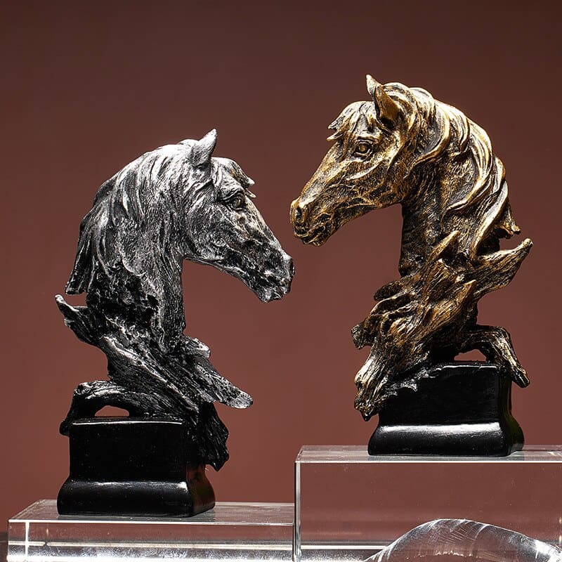 Bronze horse statues (Nordic) - Dream Horse