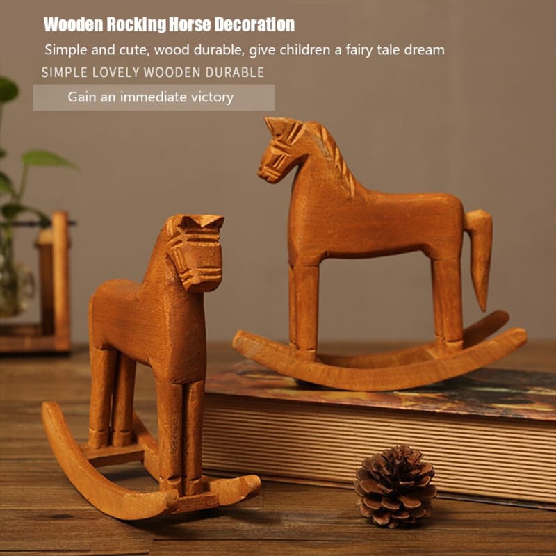 Classic wooden rocking horse (Decoration) - Dream Horse