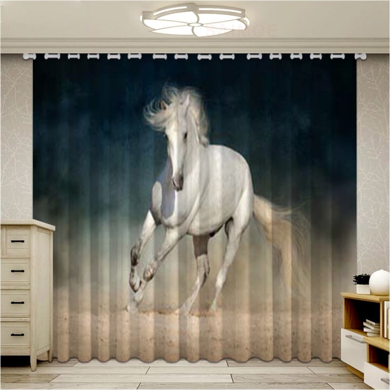 Curtains with horses on them - Dream Horse
