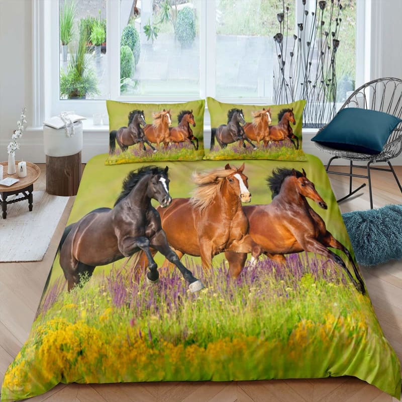 Double horse duvet cover - Dream Horse
