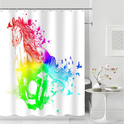 Equestrian shower curtain - Dream Horse