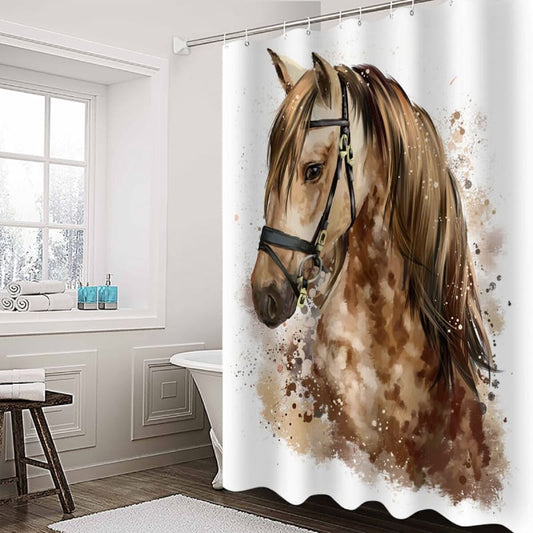 Equestrian shower curtain - Dream Horse