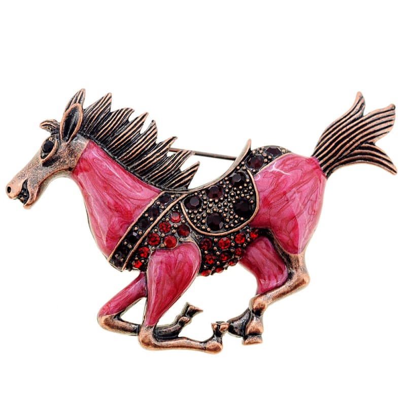 Galloping horse brooch - Dream Horse