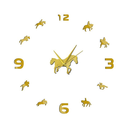 Gold horse clock - Dream Horse