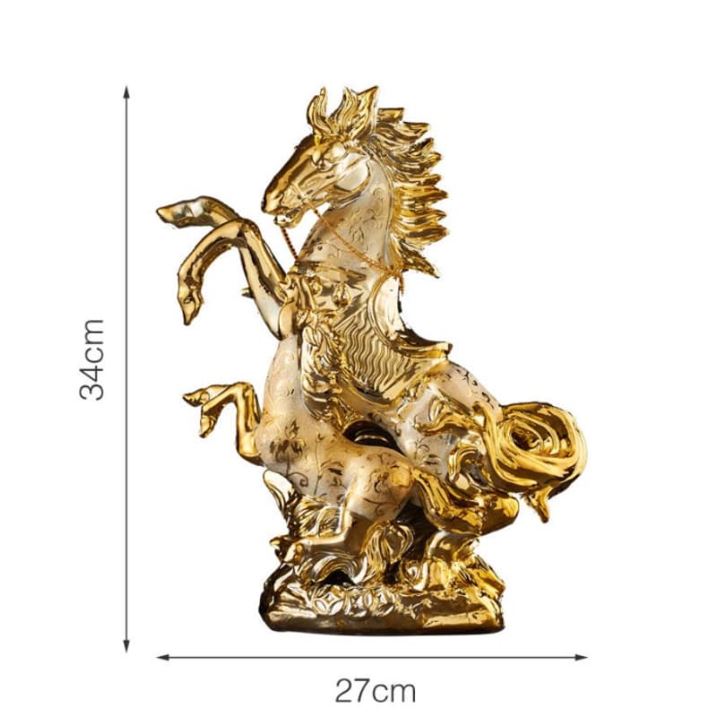 Gold horse figurine - Dream Horse