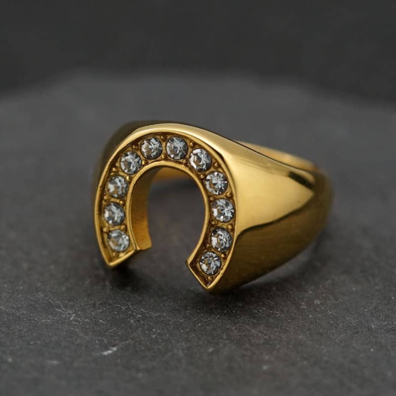 Gold horse ring jewelry - Dream Horse