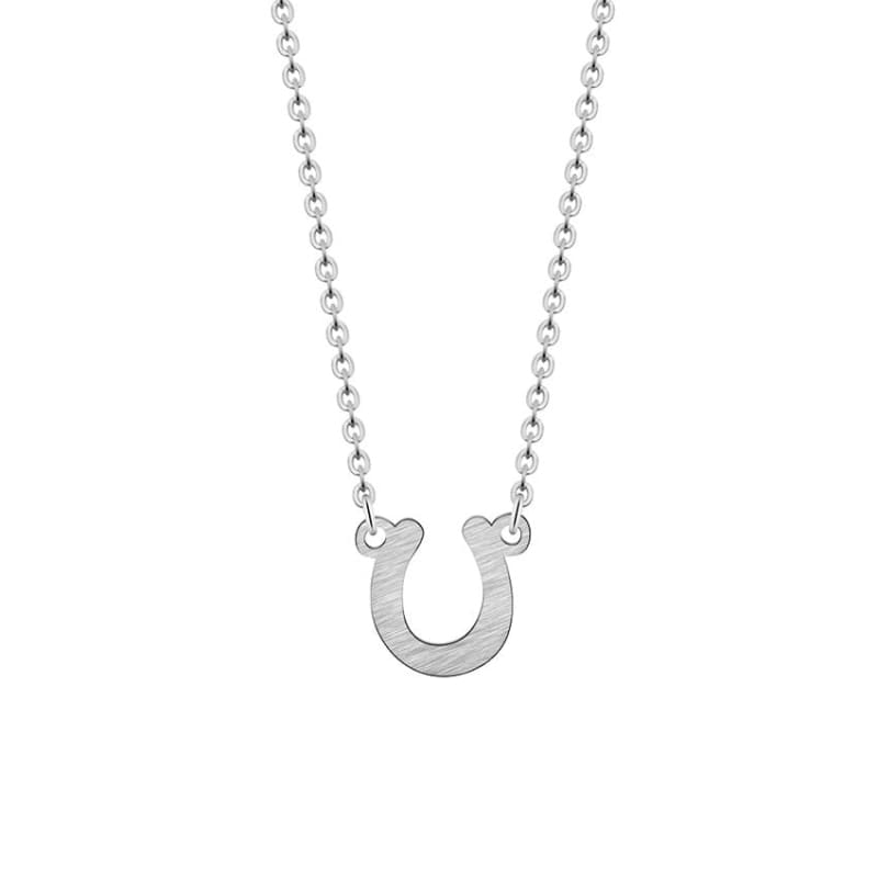 Gold horseshoe necklace - Dream Horse