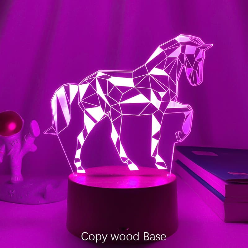Horse 3D illusion lamp - Dream Horse