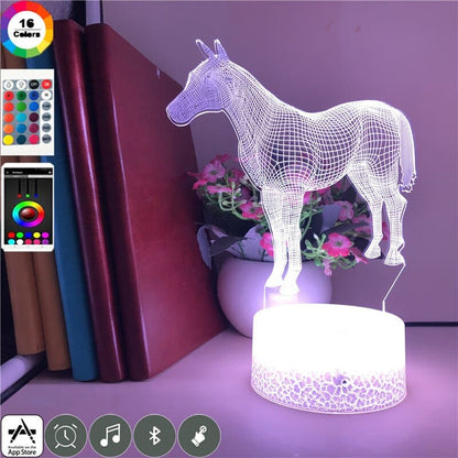 Horse 3D night light - Dream Horse