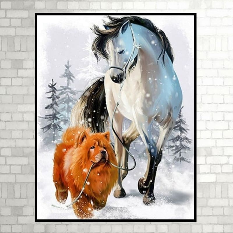 Horse acrylic painting - Dream Horse