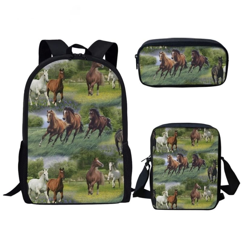 Horse backpack and lunchbox (boys) - Dream Horse