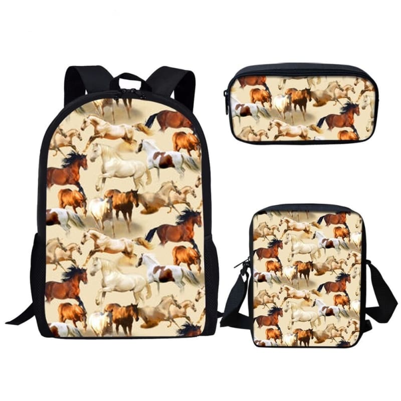 Horse backpack and lunchbox (girls) - Dream Horse