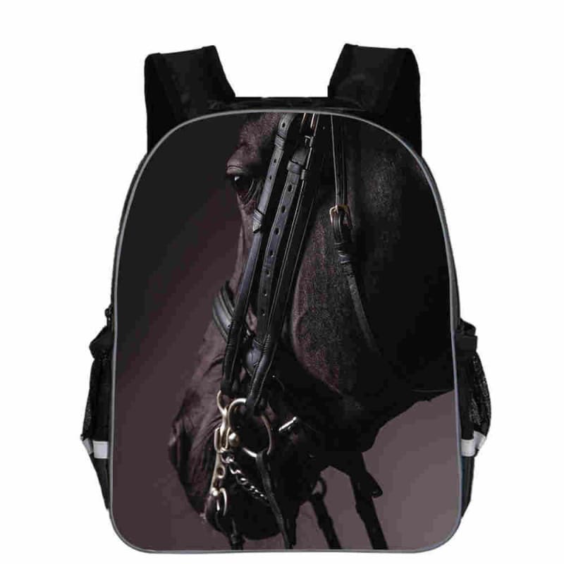 Horse backpack for school (Burgundy) - Dream Horse