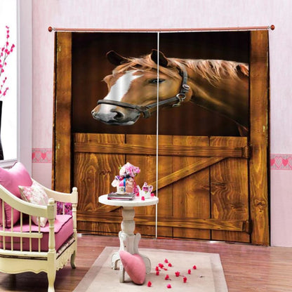 Horse barn curtains - Dream Horse