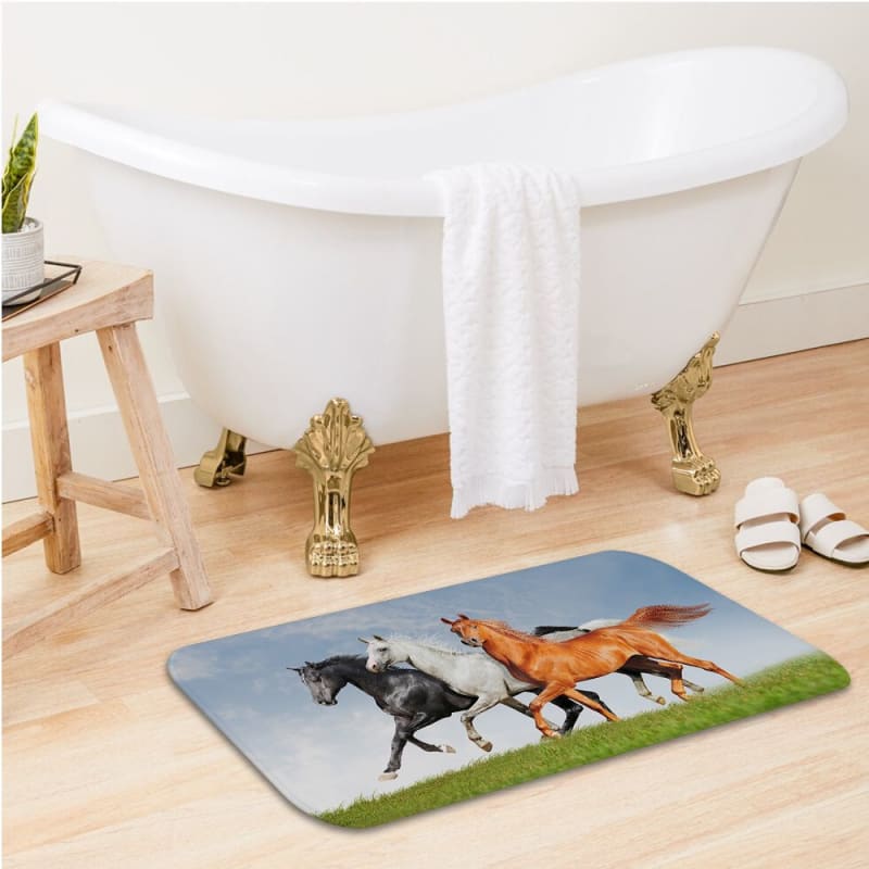 Horse bathroom rugs (soft) - Dream Horse