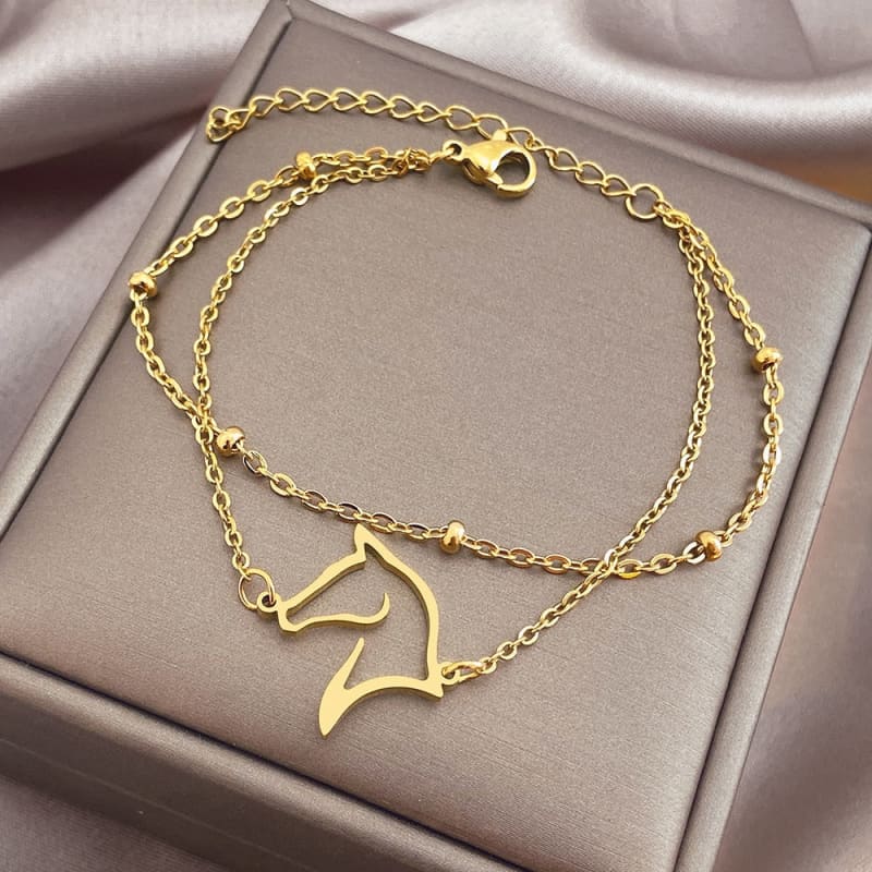 Horse bracelet gold (Women) - Dream Horse
