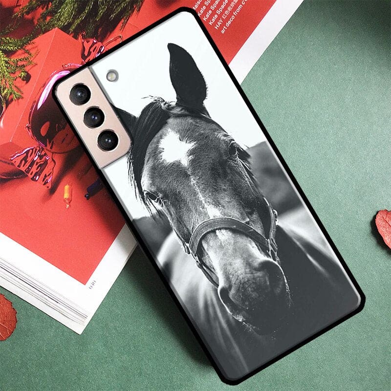 Horse cases - Black and white (Samsung) - Dream Horse