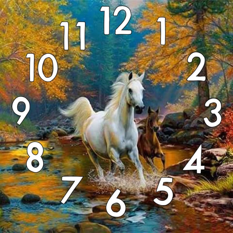 Horse clock for wall - Dream Horse