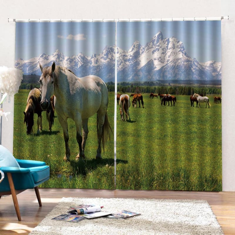 Horse curtains Australia - Dream Horse