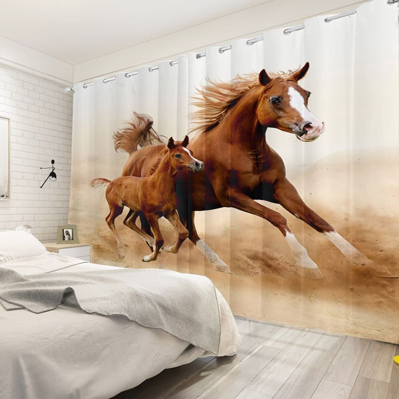Horse curtains queen - Dream Horse