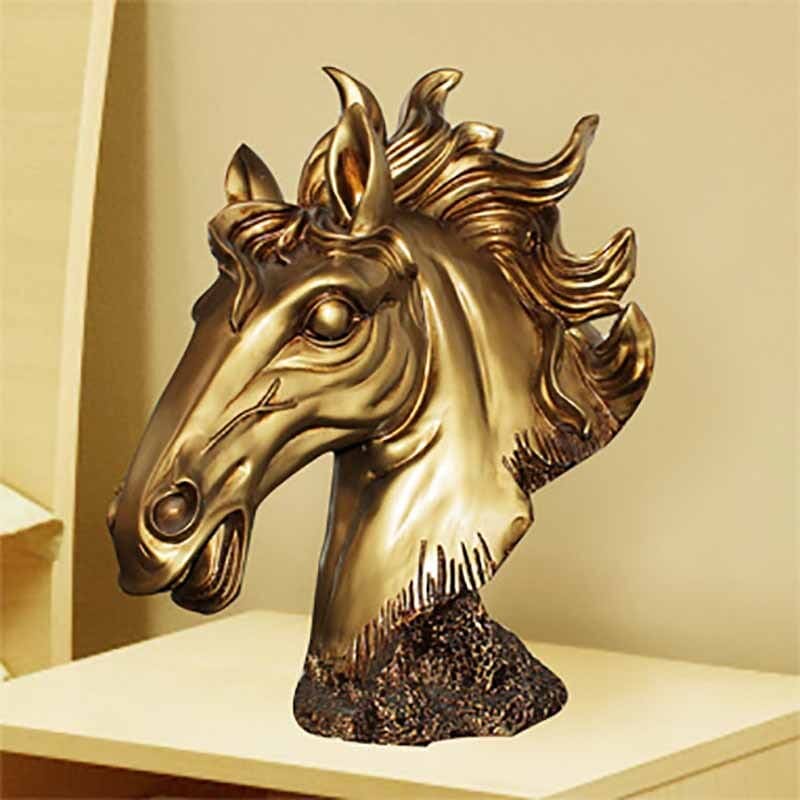 Horse gold sculpture - Dream Horse
