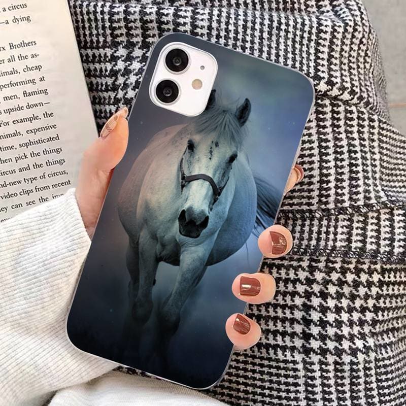 Horse iPhone cases (blue) - Dream Horse