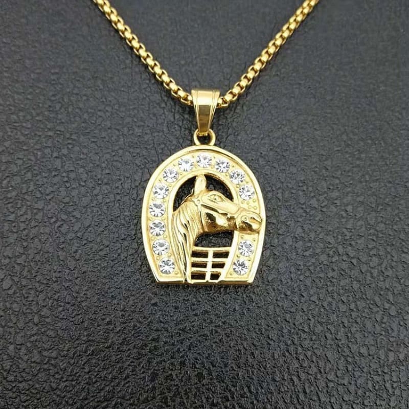 Horse necklace engraved - Dream Horse