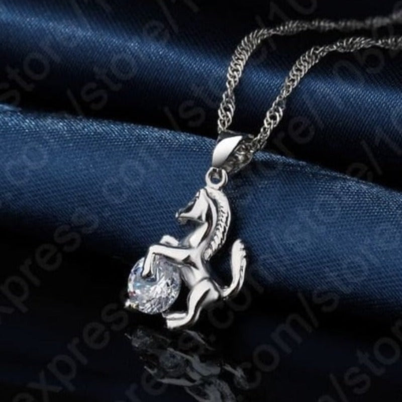 Horse necklace personalized - Dream Horse