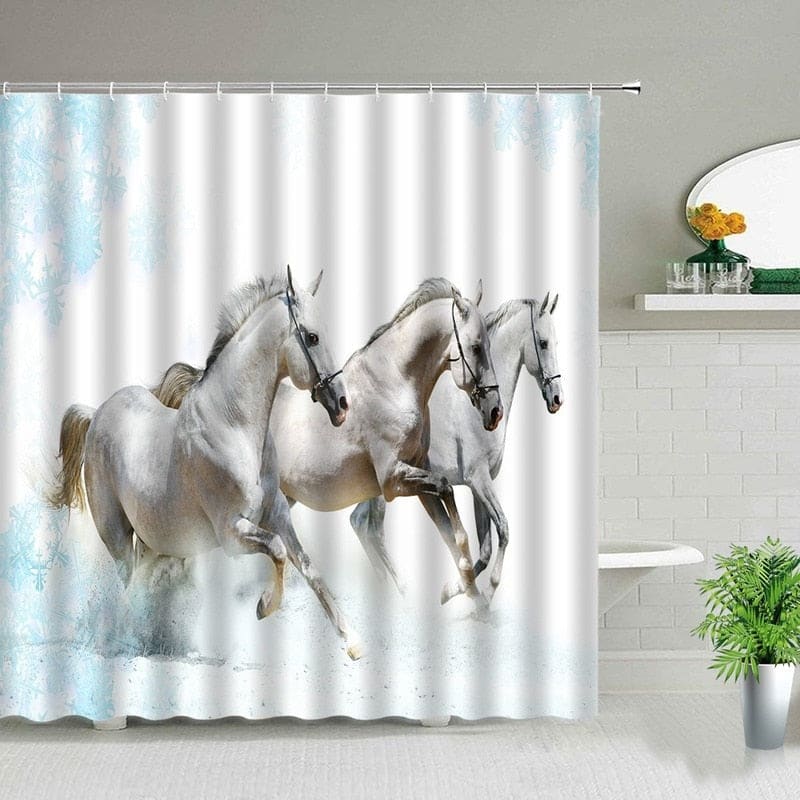 Horse pattern curtain - Dream Horse