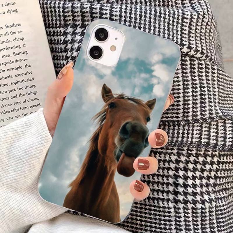 Horse phone case - brown horse (Iphone) - Dream Horse