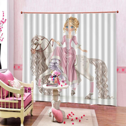 Horse print curtain - Dream Horse