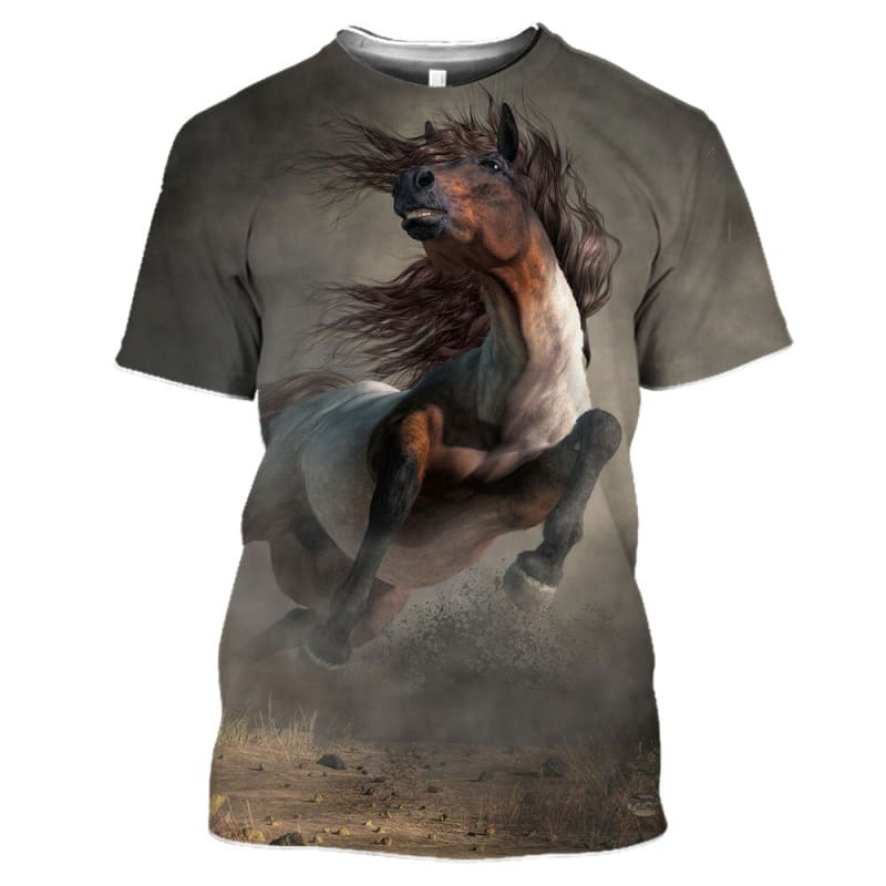 Horse print shirts (short sleeve) - Dream Horse