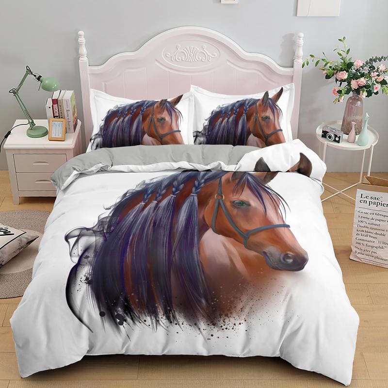 Horse print single duvet cover - Dream Horse