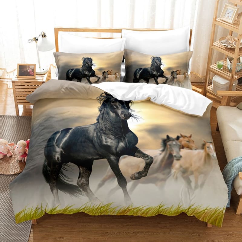 Horse quilt cover set - Dream Horse